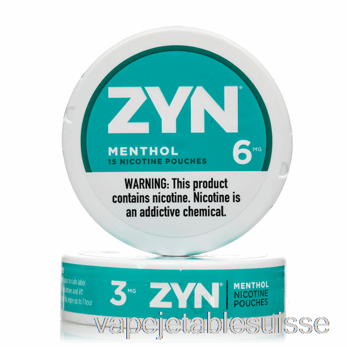 Sachets De Nicotine Vape Suisse Zyn - Menthol 3mg (paquet De 5)
